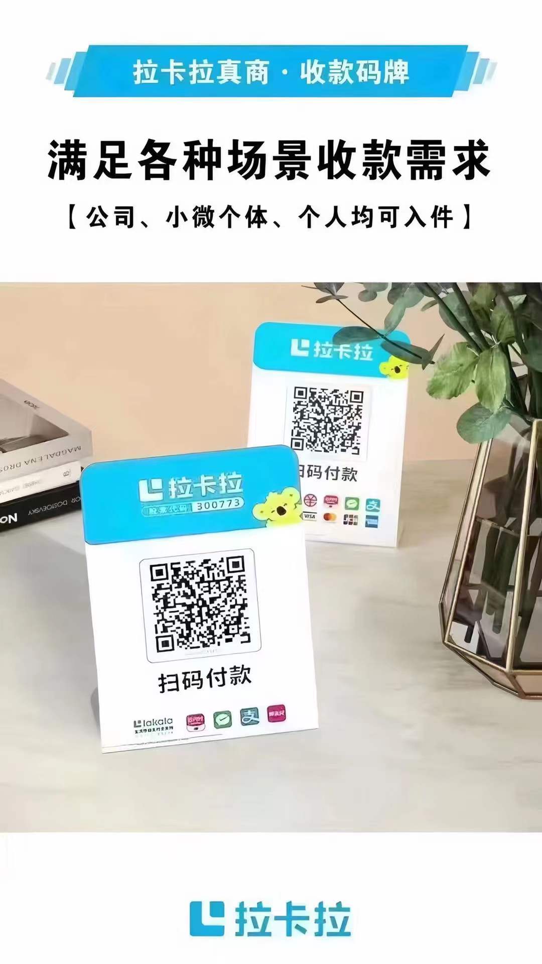拉卡拉收款碼，支付老大哥出品，功能真不是蓋的！